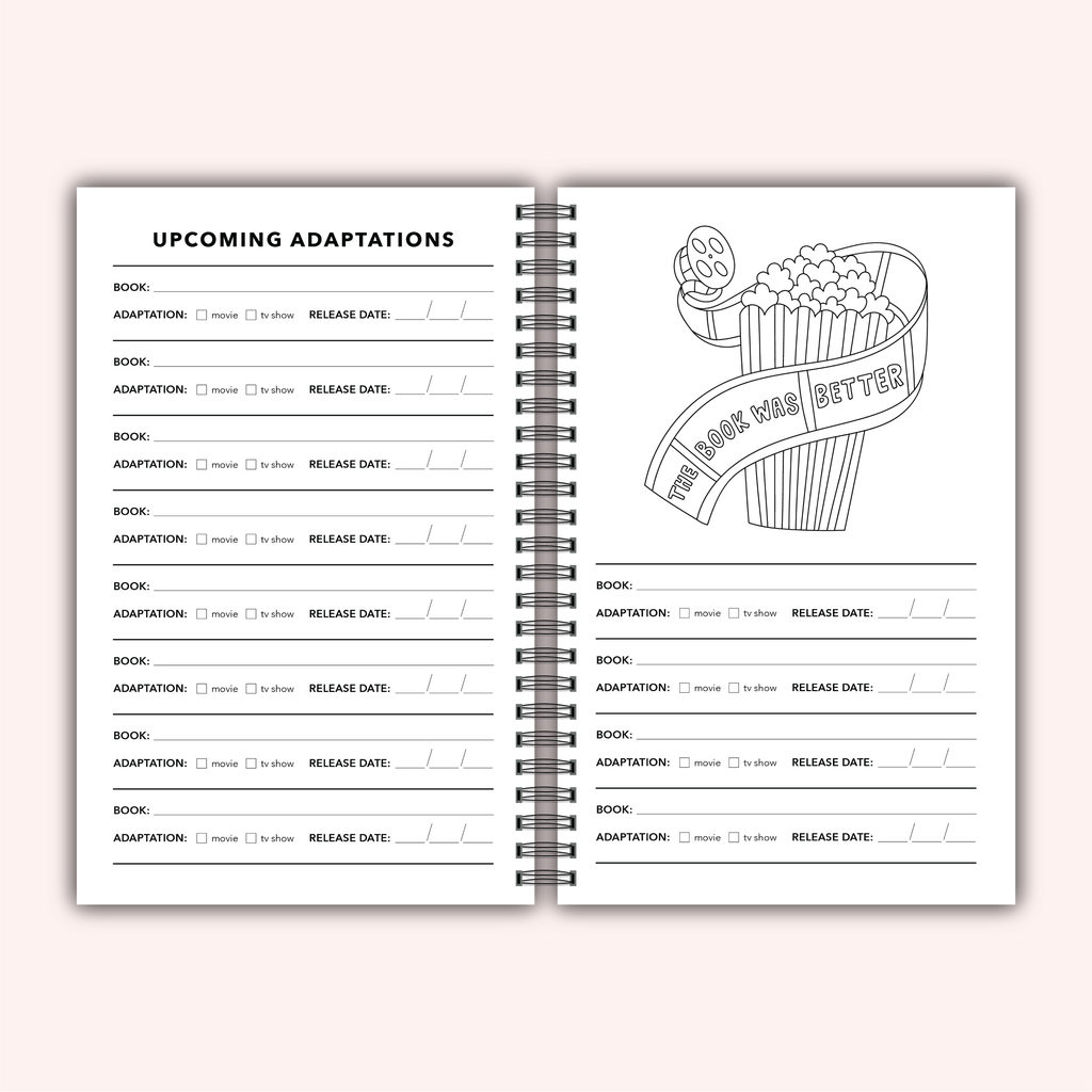 Reading Heart Reading Log Journal | Book Review Tracker
