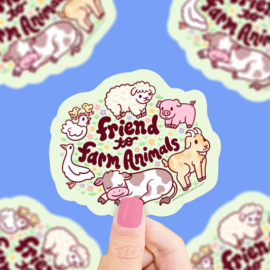 Friend to Farm Sticker