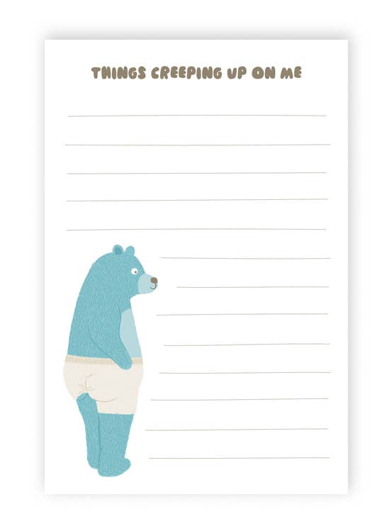 Bear Creeper Notepad