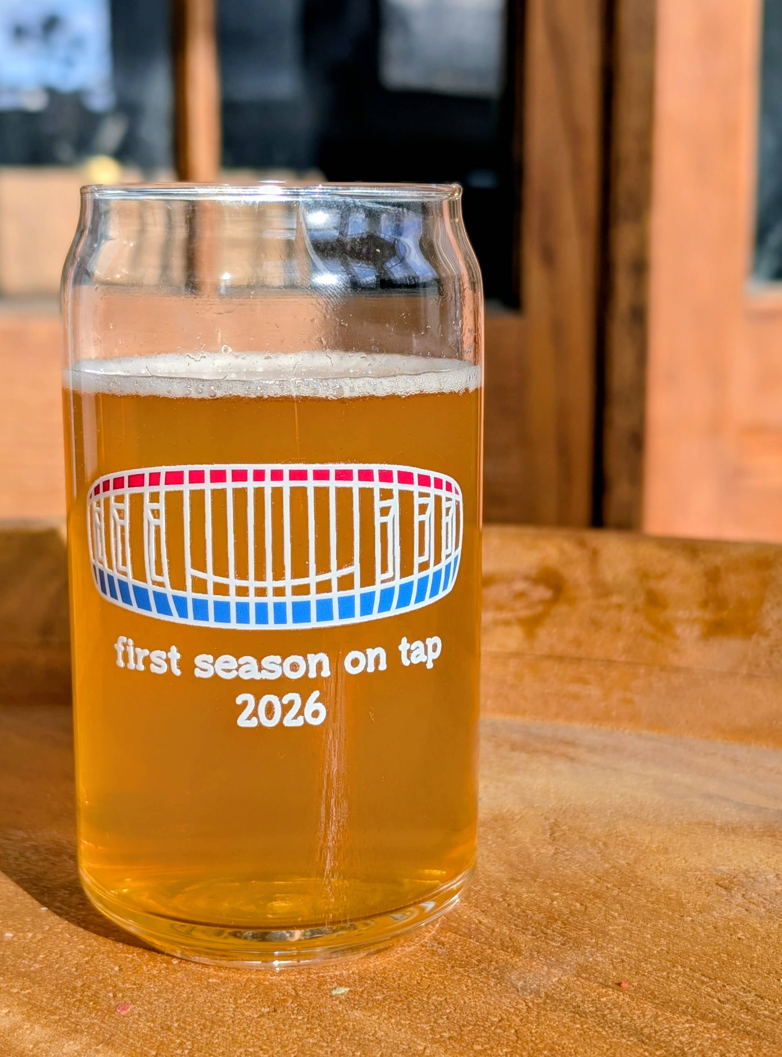 16oz First Season on Tap Glass