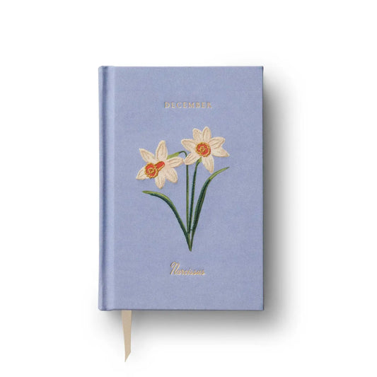 December Birth Month Mini Embroidered Journal
