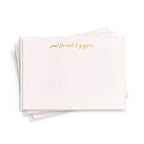 Giggles Fancy Flat - Foil Stationery Set