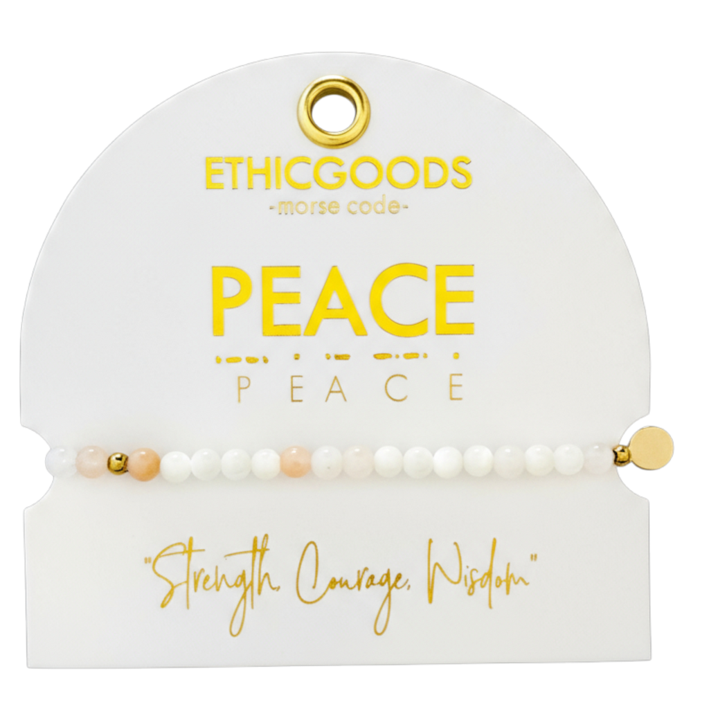 Morse Code Bracelet | PEACE