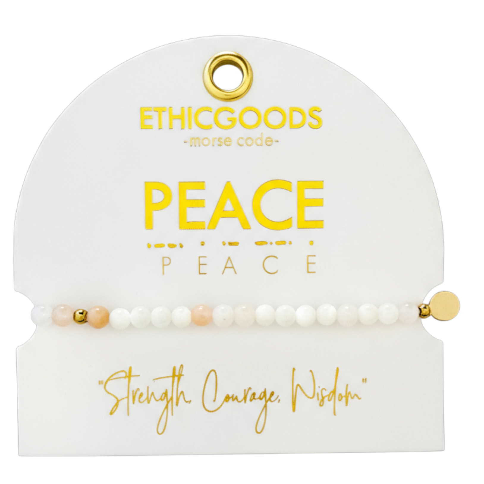 Morse Code Bracelet | PEACE