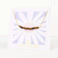 Tiger Eye Smile Bracelet- 14k Gold Dipped