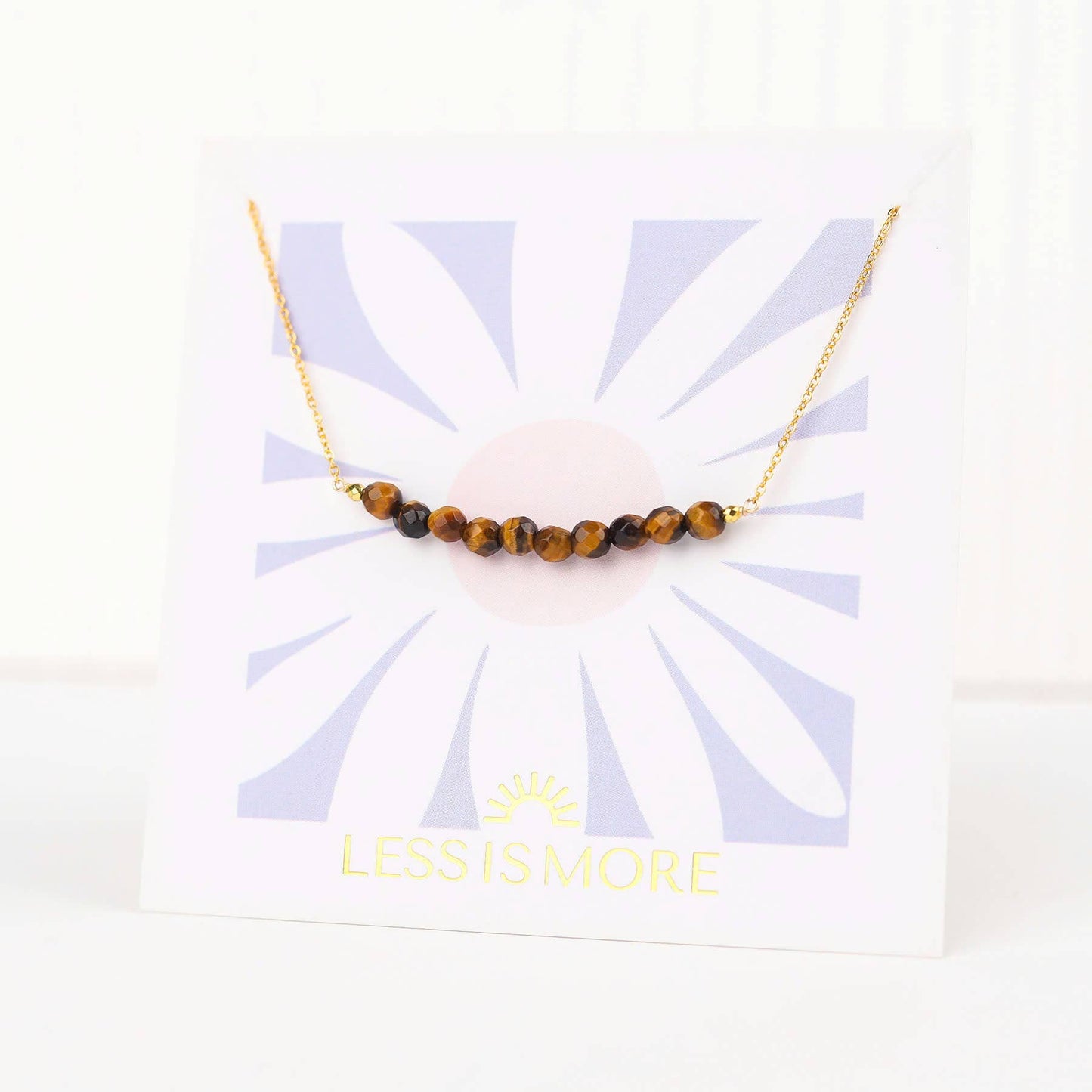 Tiger Eye Smile Bracelet- 14k Gold Dipped