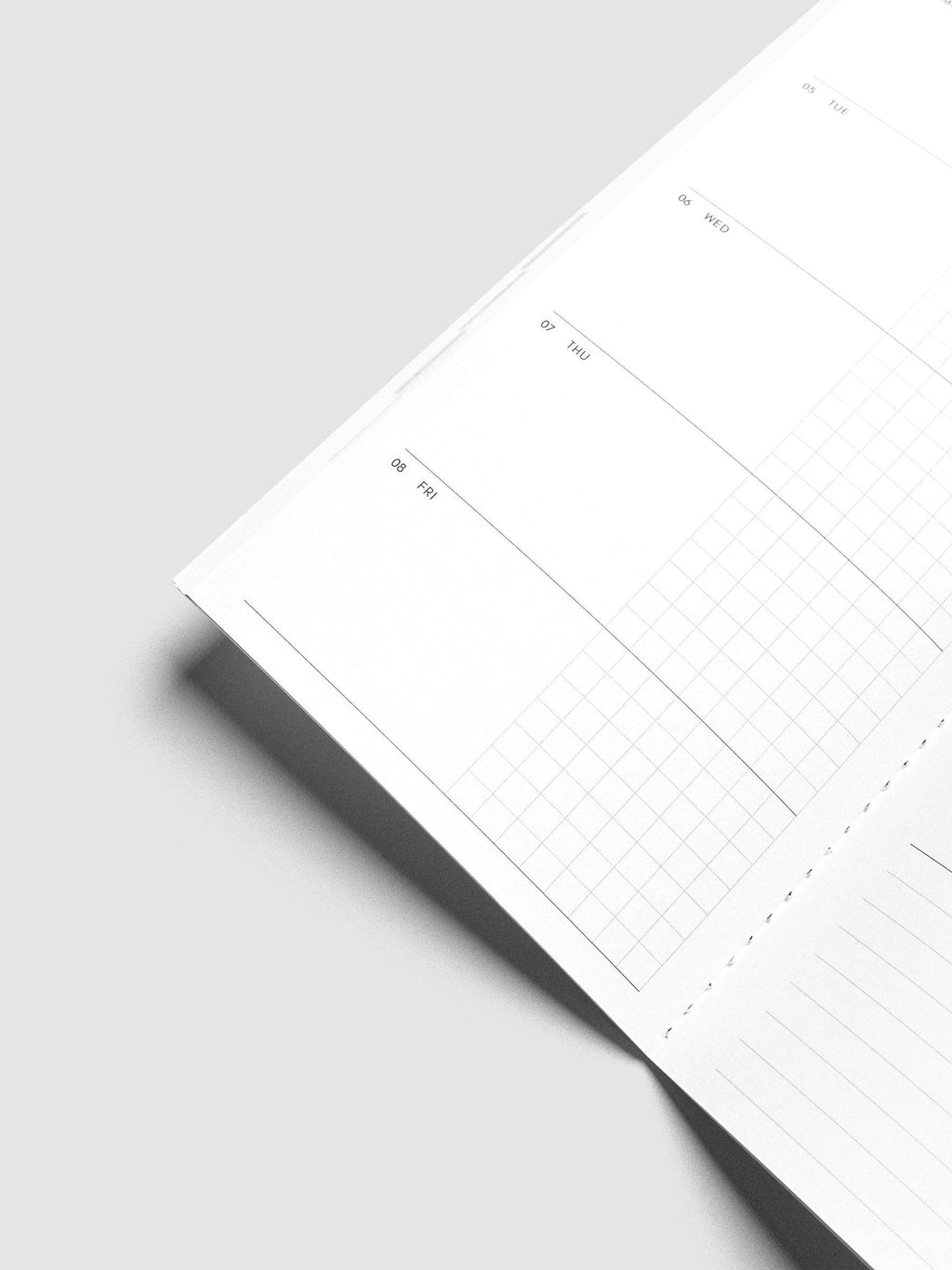 2027 Dated Travel Notebook Set | Weekly Horizontal | A5 Slim