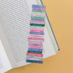Cat Lover Book Stack Transparent Bookmark
