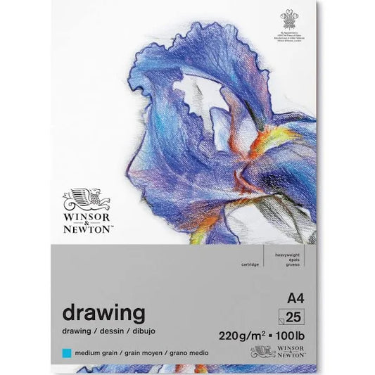 Winsor & Newton Classic Drawing Paper Pad, 9" x 12", Natural White