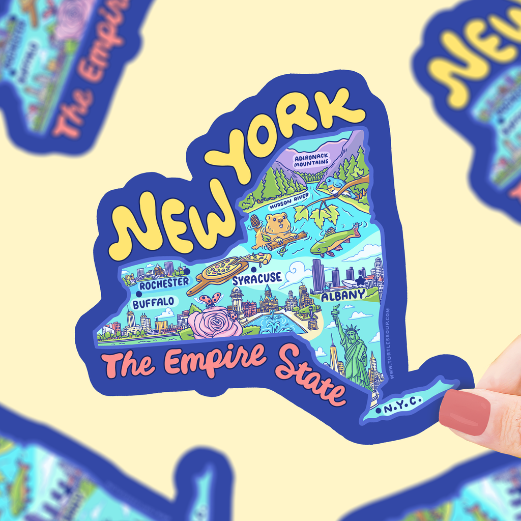 Empire State Vinyl Sticker