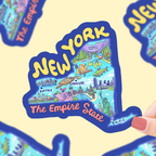 Empire State Vinyl Sticker