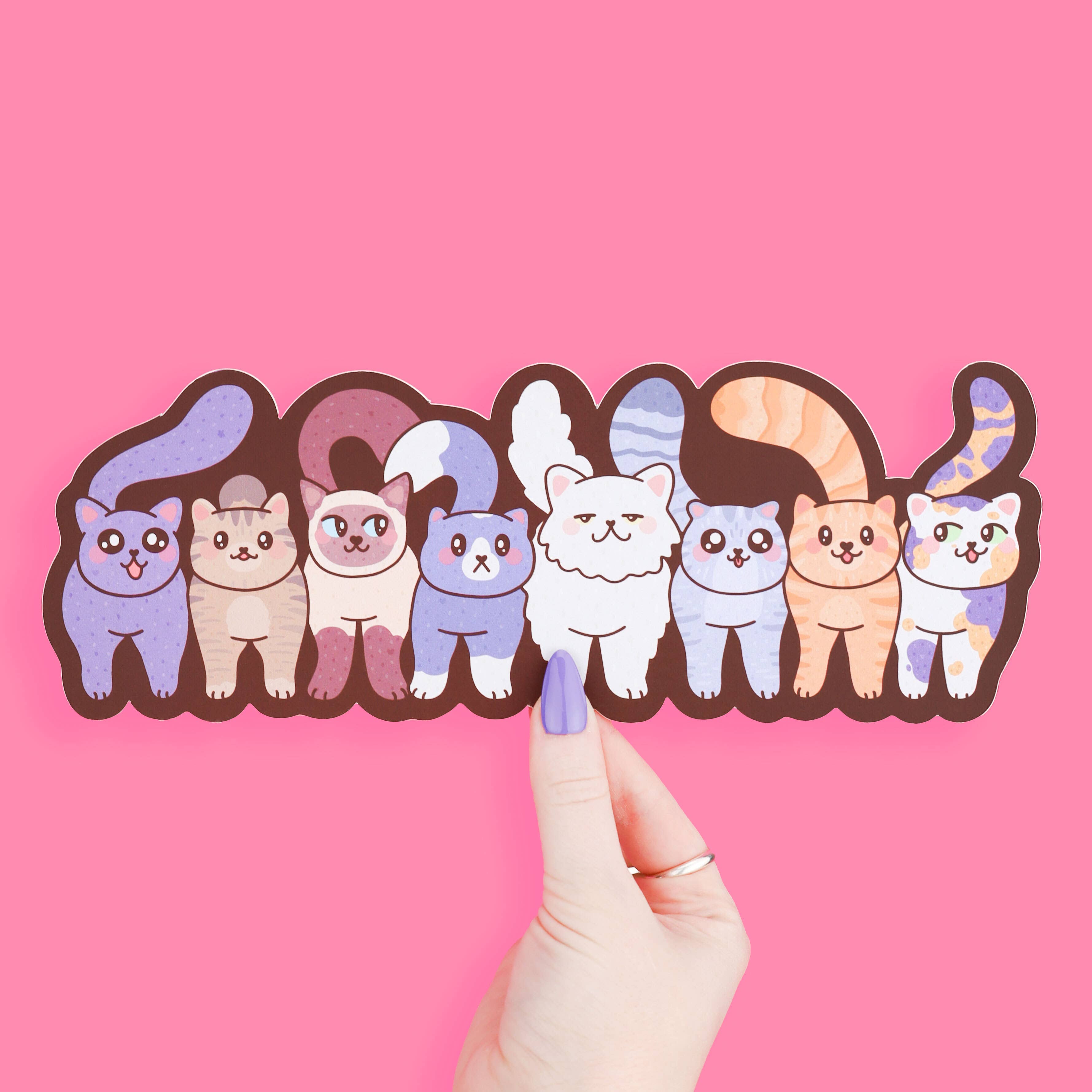 XL Cat Butts Bookmark
