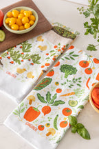 Vegetable Tea Towel - Garden Kitchen