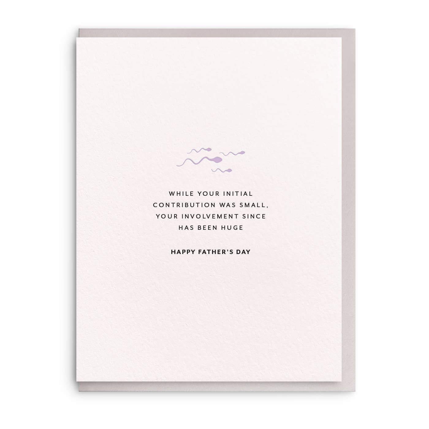 Contribution - Letterpress Father's Day Greeting Card