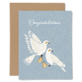 Doves Wedding Card