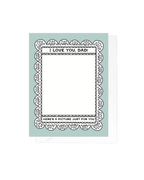 Dad Picture Frame Greeting Card