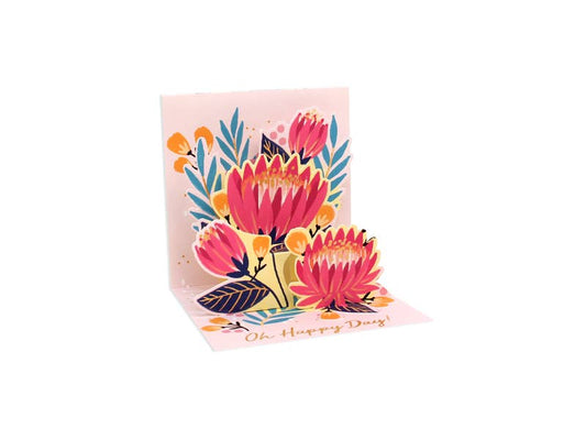 Protea Mini Pop-Up Card