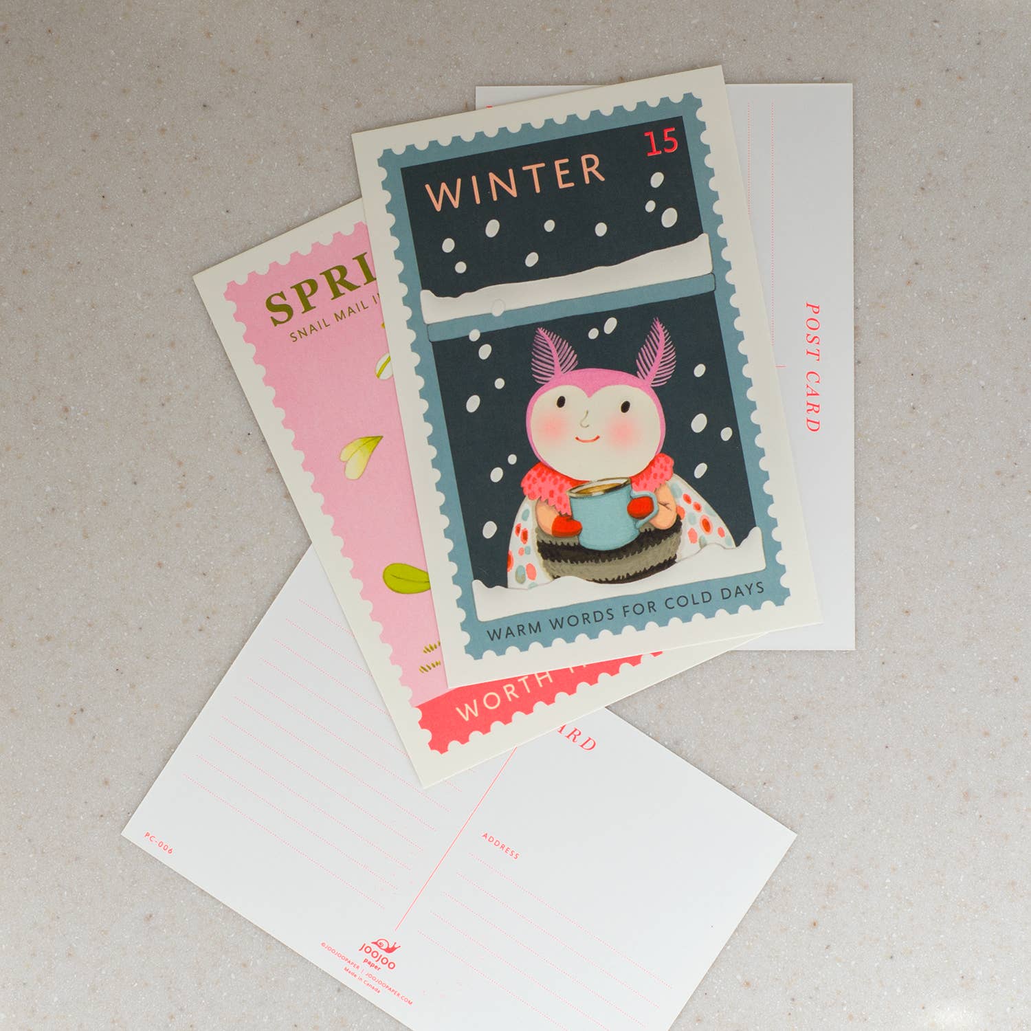 Winter Cozy Watch Postcard