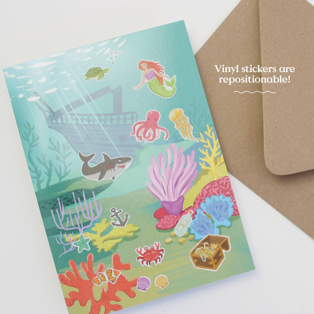 Sticker Scene Card - Under the Sea