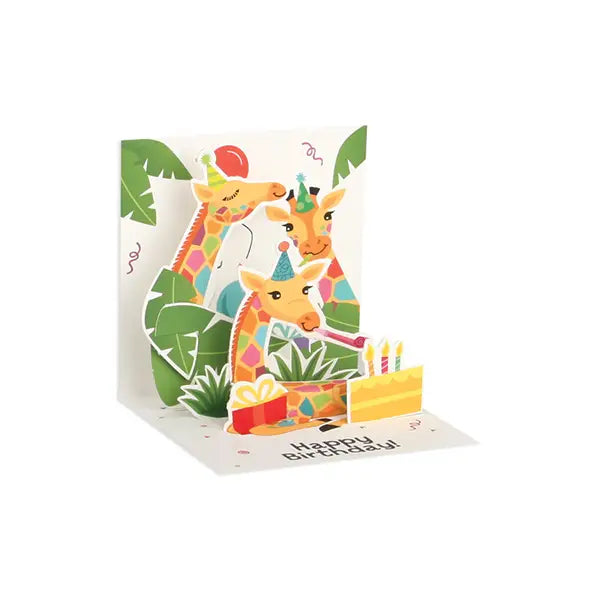 Giraffe Mini Pop-Up Card