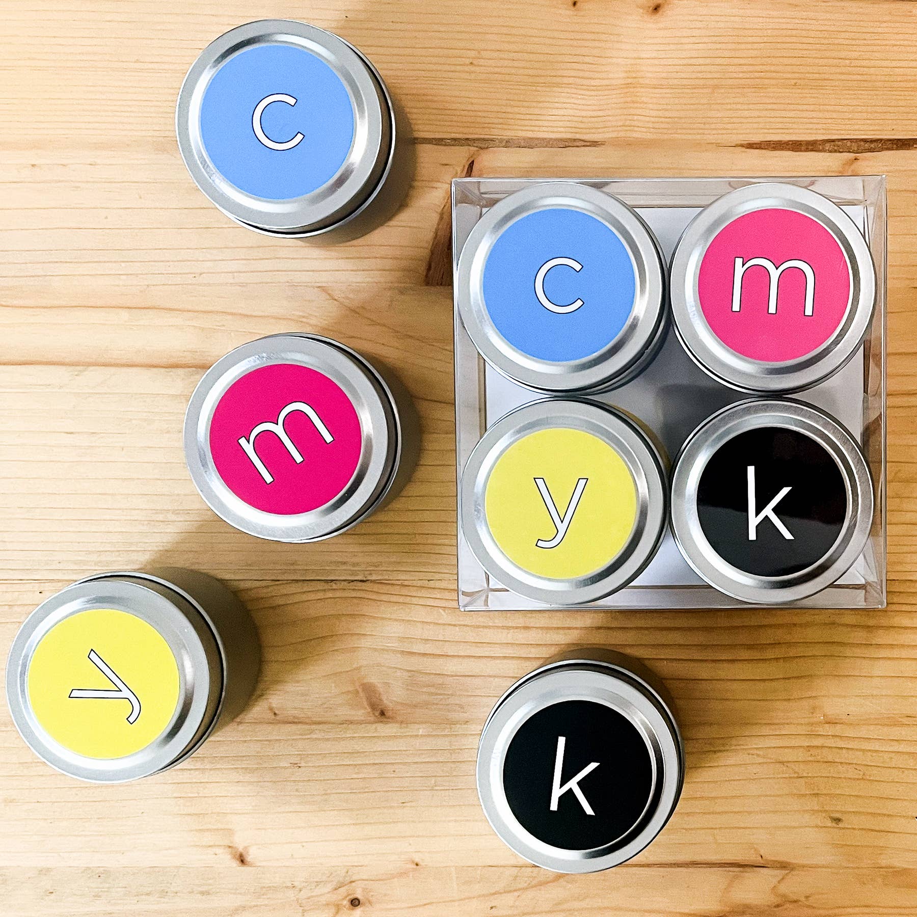 CMYK Candle Set