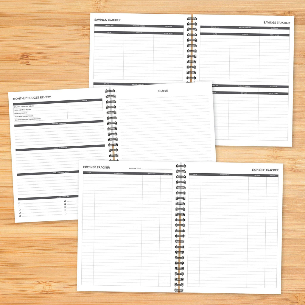 Budget 8.5" x 11" Undated Monthly Planner