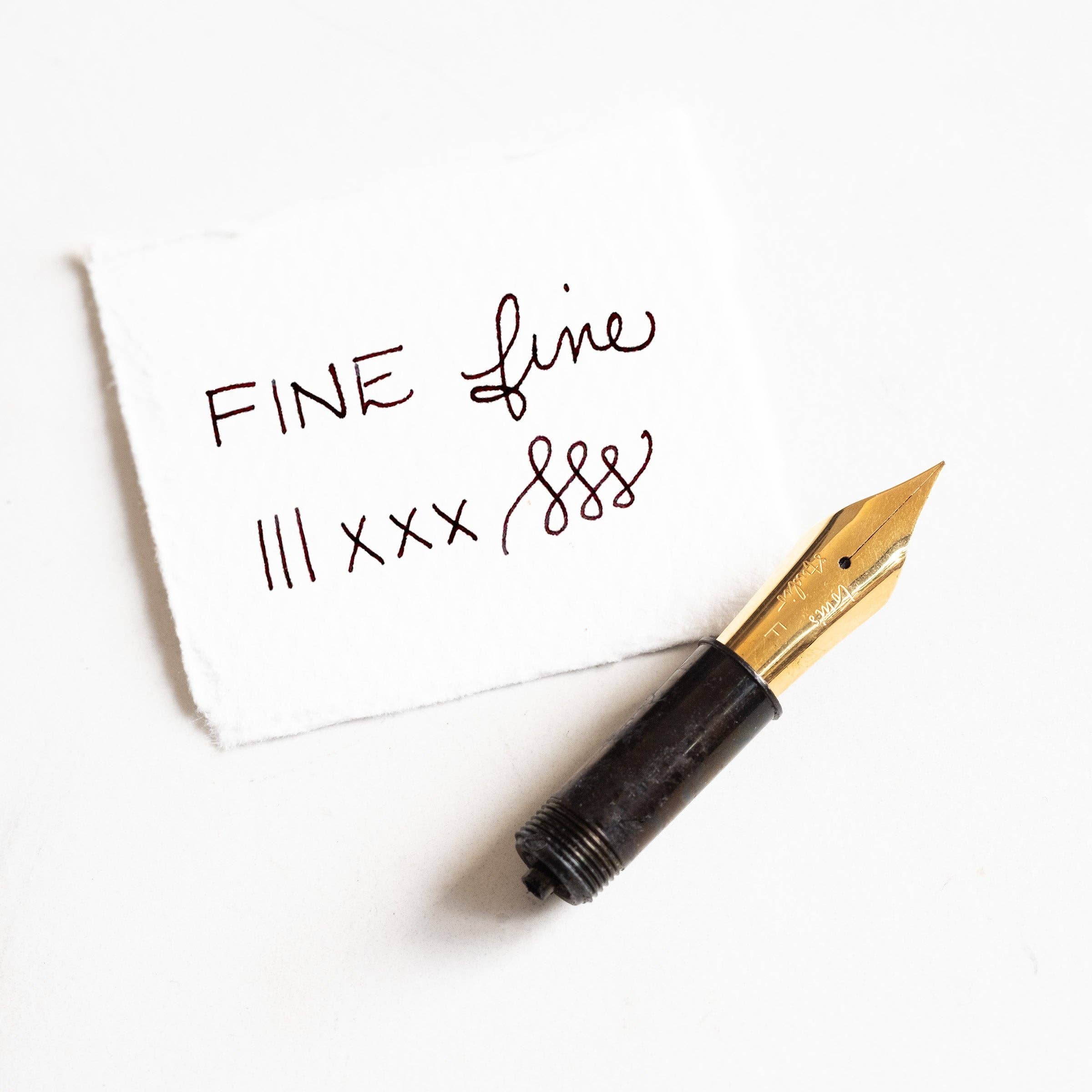 Fountain Pen Nib - Fine (Gold)