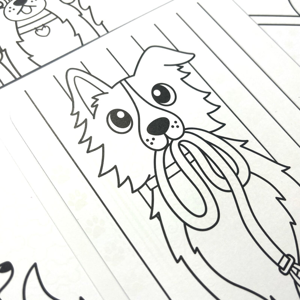 Undercover Art Hidden Patterns Coloring Activity- Dog Days
