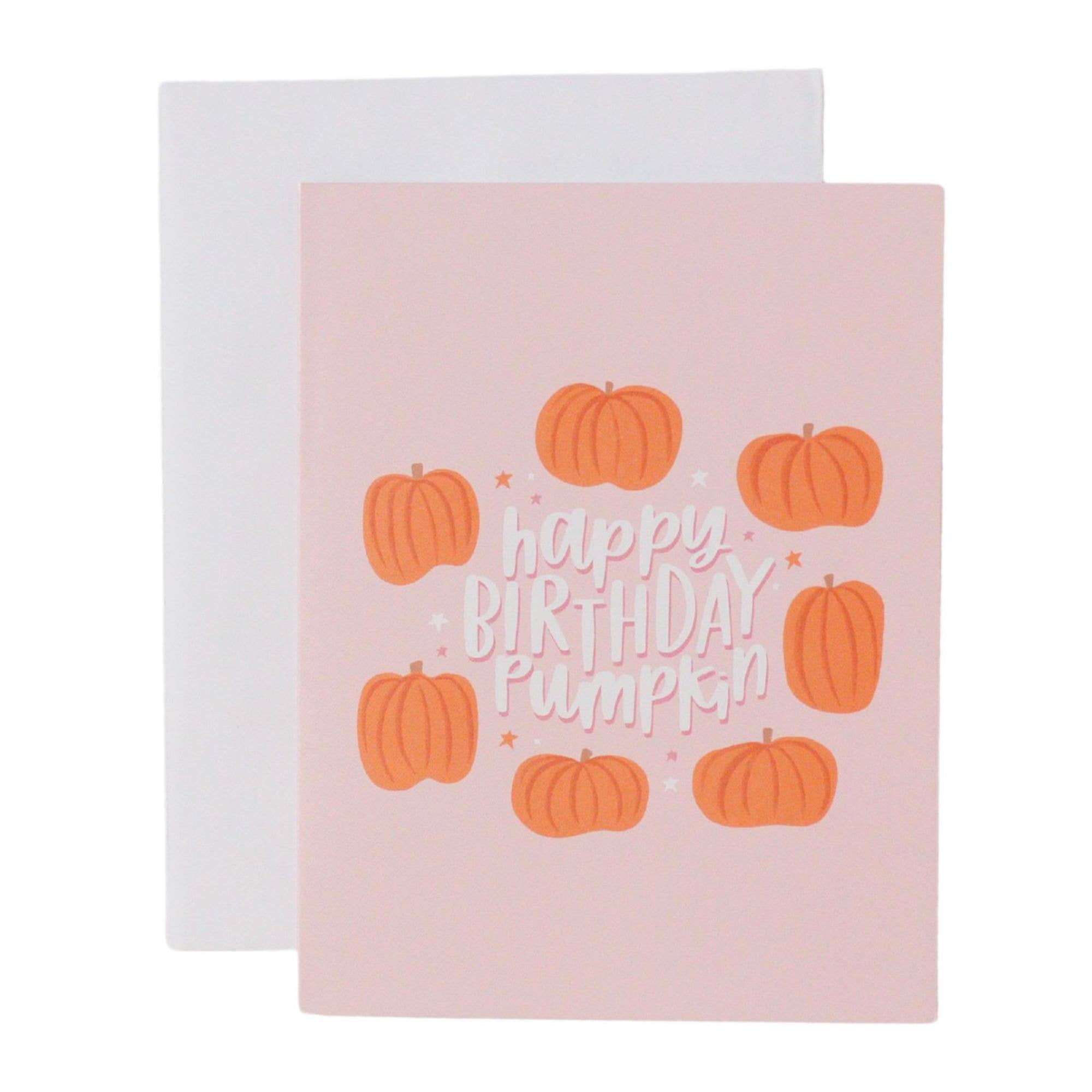 Happy Birthday Pumpkin Card