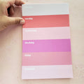 Color Block Weekly Notepad