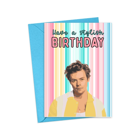 Harry Styles Birthday Card