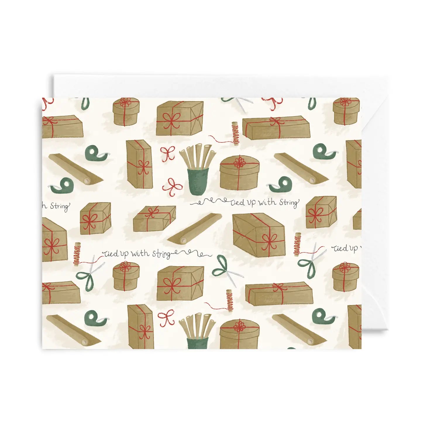 Christmas Pattern Greeting Card Set