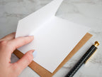 From the Bottom of My Heart Card | A2, Blank Inside