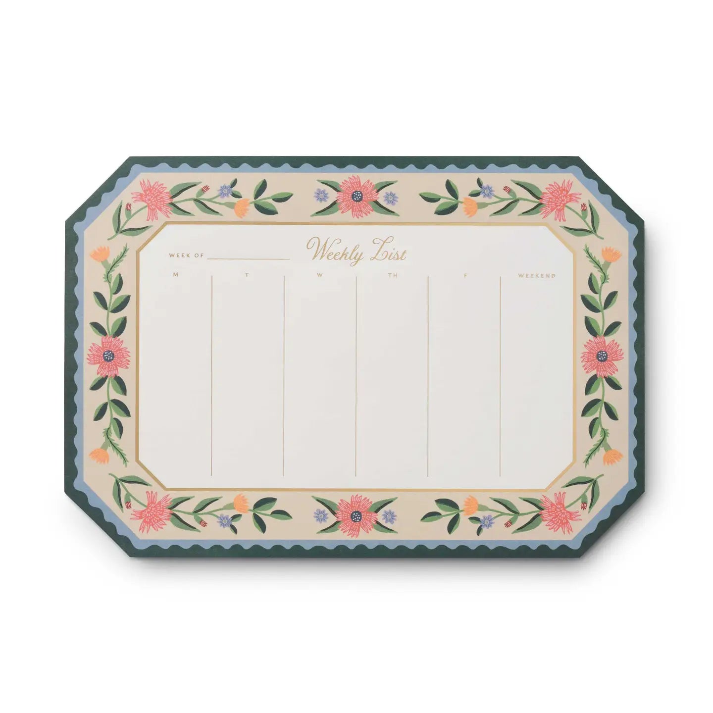 Aster Weekly Desk Pad