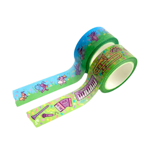 Instruments & Bug Band Washi Tape Set