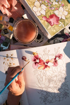 Watercolor Workbook 3: Café in Bloom