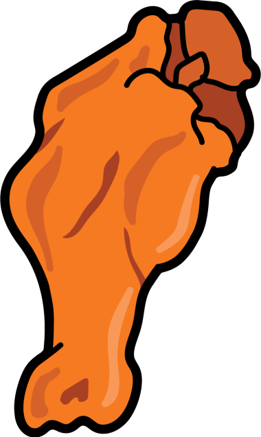 Buffalo Drum Wing Sticker