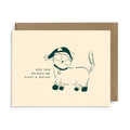 Fluffy & Festive Holiday Greeting Card