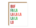 Buf Fa La La Lo Card