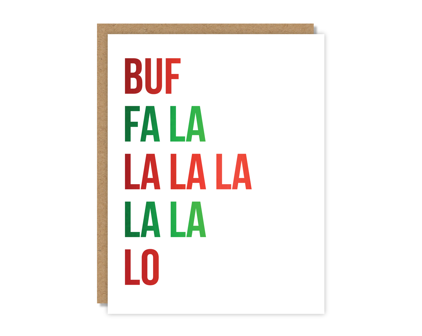 Buf Fa La La Lo Card