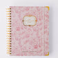 2026 Fairy House Toile 17-Month Large Spiral Planner