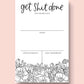 Get Shit Done Daily Planner Notepad, 8.5x5.5 in.