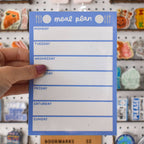 Meal Plan Dry-Erase Fridge Magnet