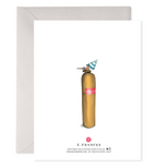 Helium 70th Birthday Greeting Card