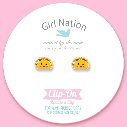 Taco Belle Cutie Clip-On Earrings