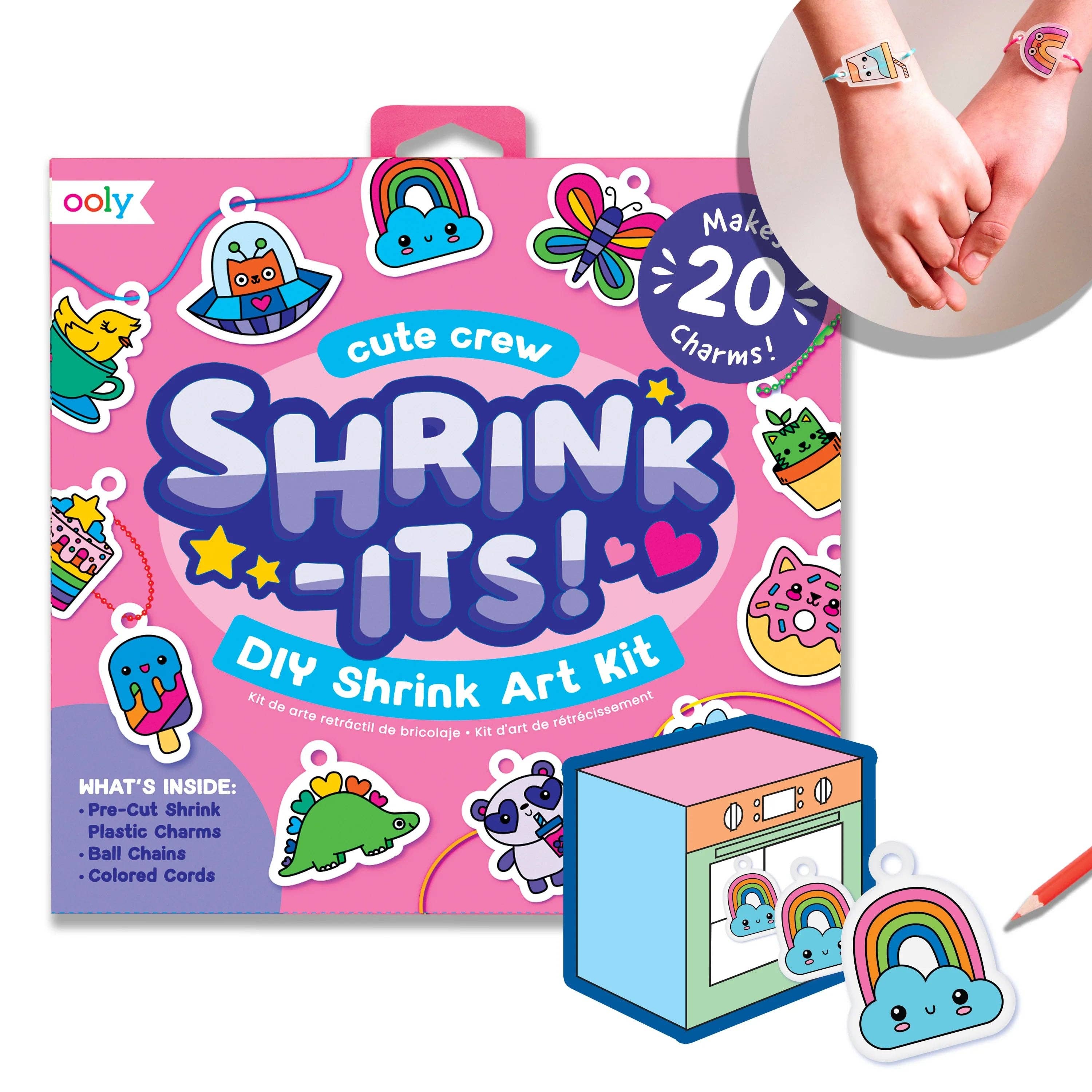 Shrink-Its! DIY Shrink Art Kit - Cute Crew (28 PC Set)