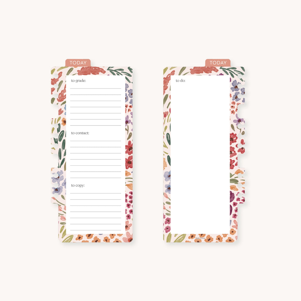 Dry Erase Teacher Planner Dashboard