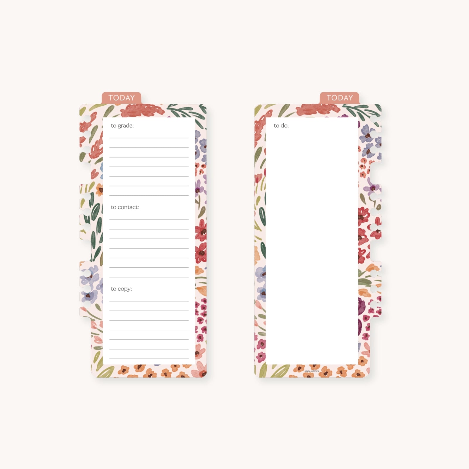 Dry Erase Teacher Planner Dashboard