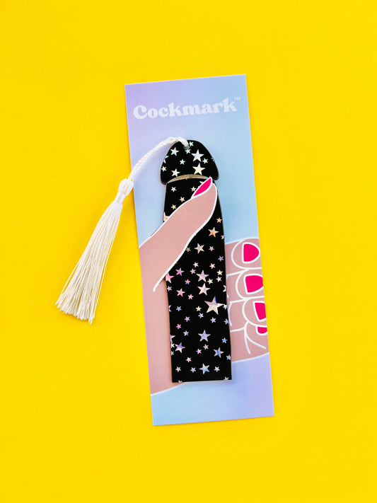 Black Stars Cockmark® Bookmark