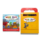 Carry Along Coloring Book Set - Work Zone